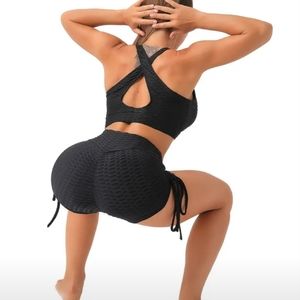 Nwt- workout and yoga shorts still in package seen tic toc